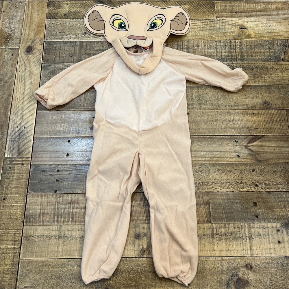 Vintage 90s Disney Nala The Lion King 2T-4T Halloween Costume Soft Made In USA